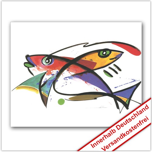 Leinwanddruck - Motive: Fische Modern