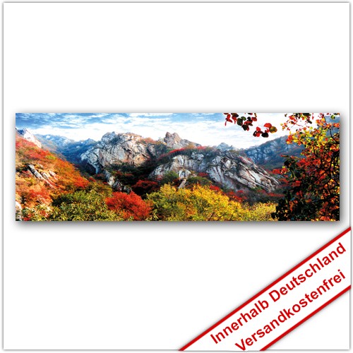 Leinwanddruck - Motive: Herbst Gebirge