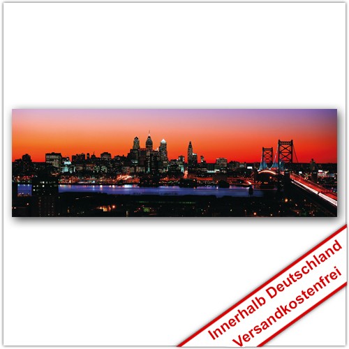 Leinwanddruck - Motive: Skyline Philadelphia
