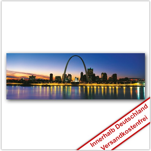 Leinwanddruck - Motive: Skyline Saint Louis