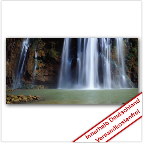 Leinwanddruck - Motive: Wasserfall 001 - Klein